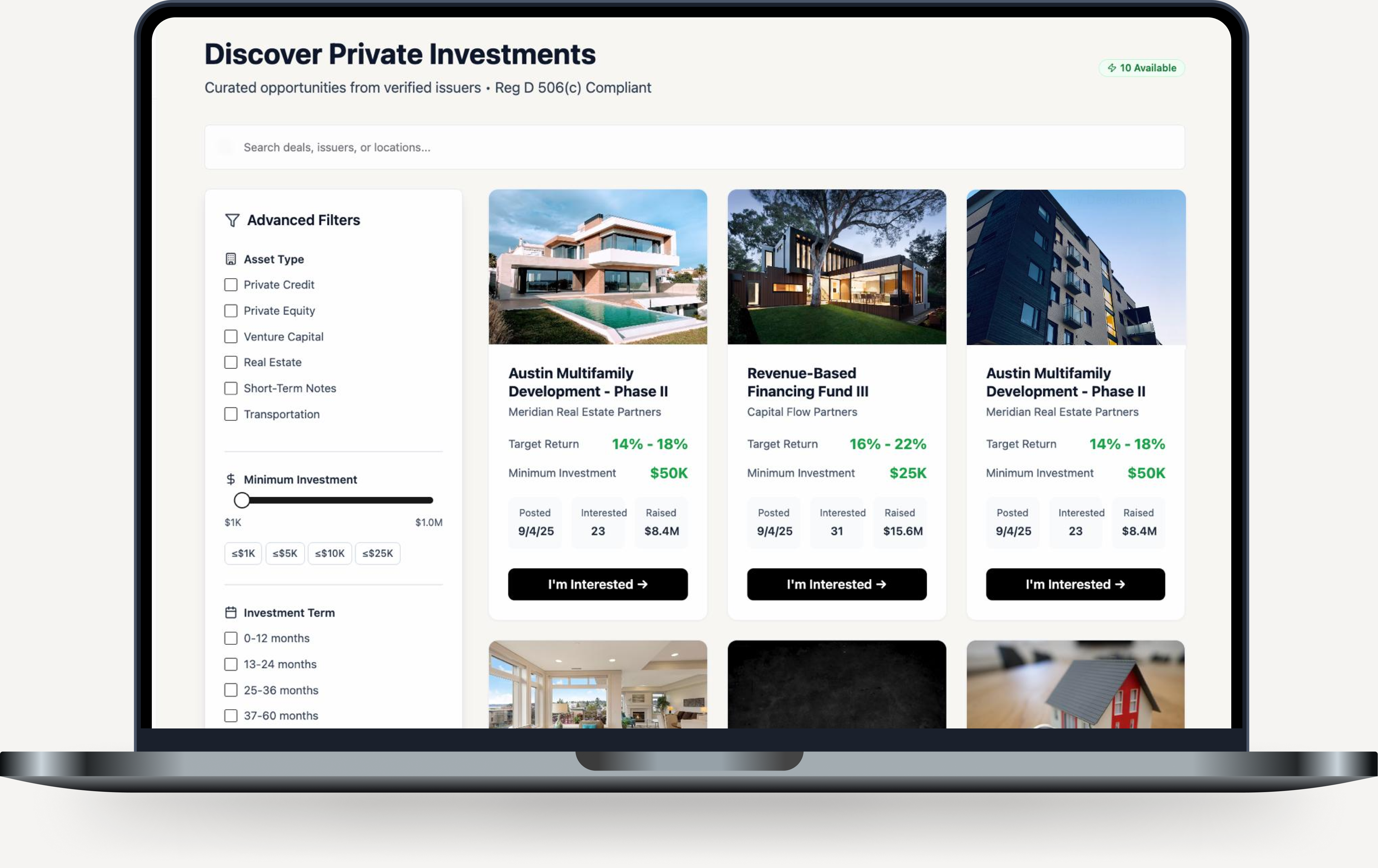 Rokana Investor Dashboard